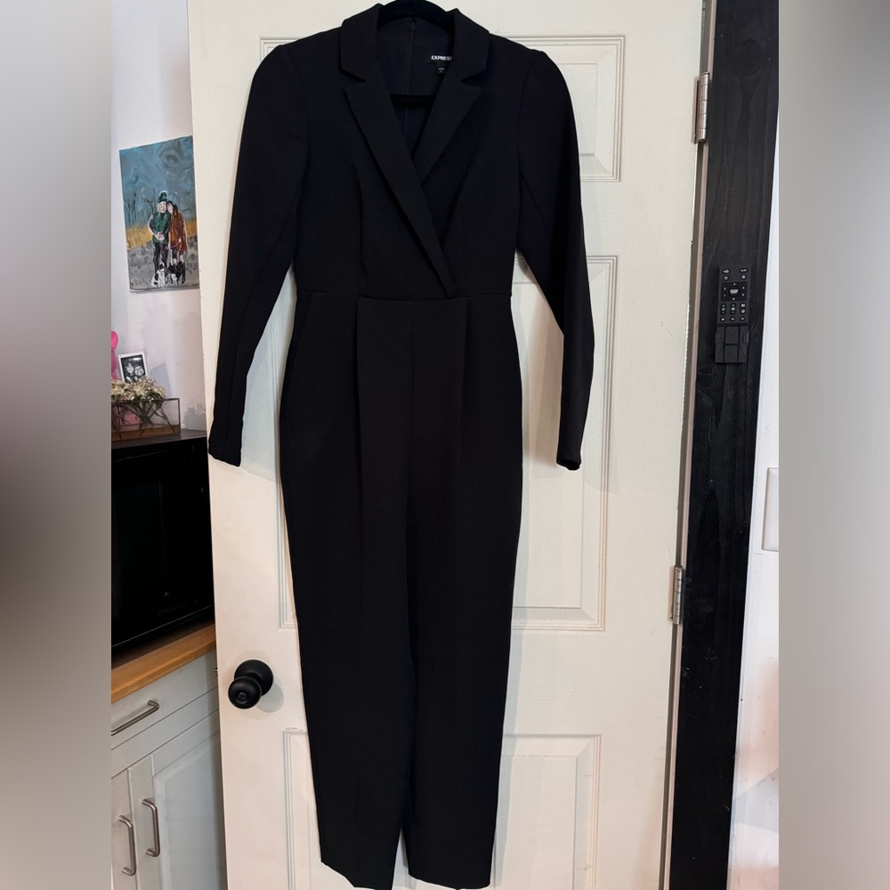 Black Blazer Jumpsuit